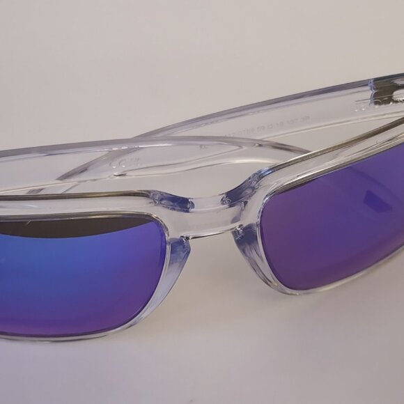 Oakley Holbrook USA Transparent frame, Blue mirror glasses - Picture 1 of 8
